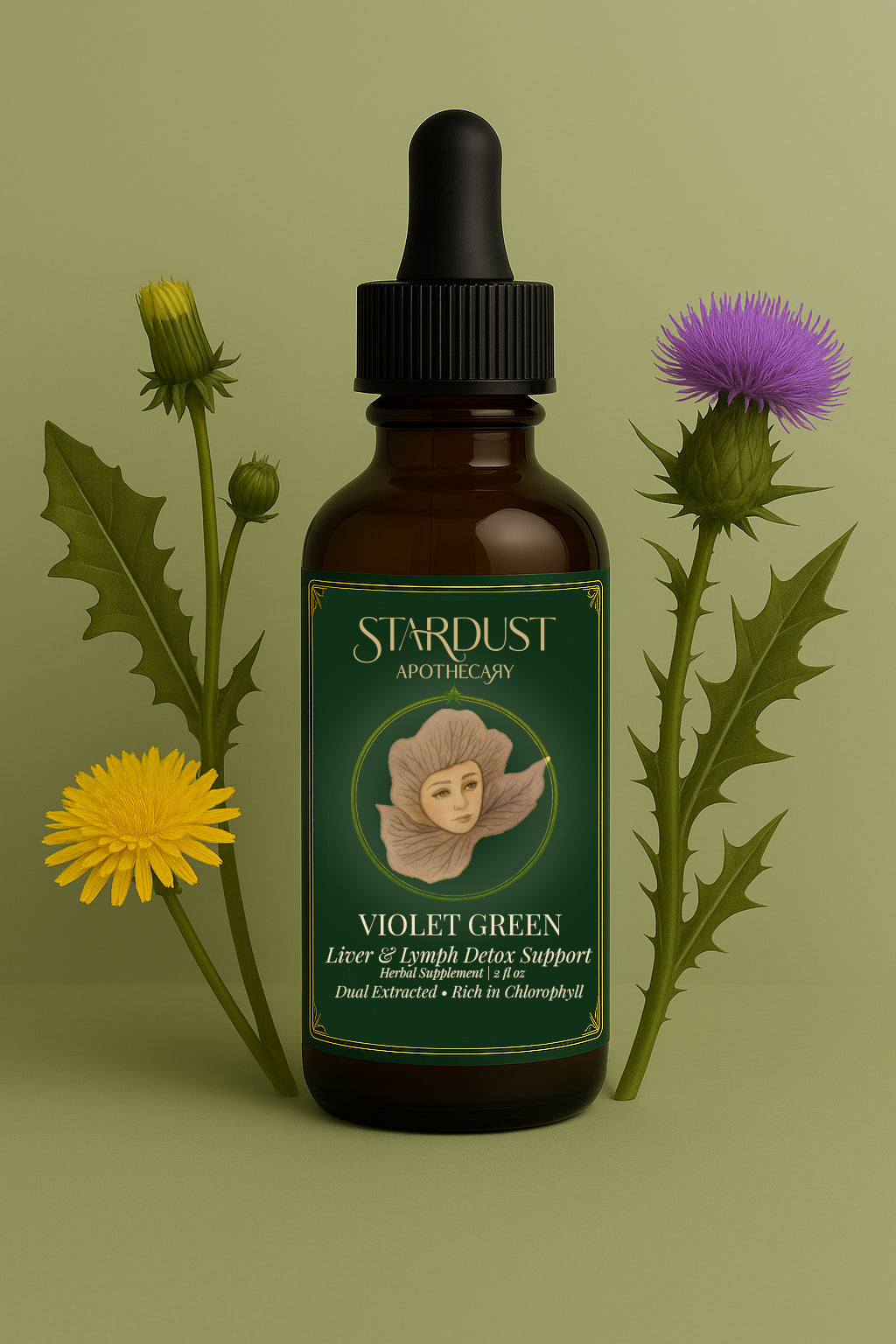 Violet Green- Liver | Lymph | Gentle Detox