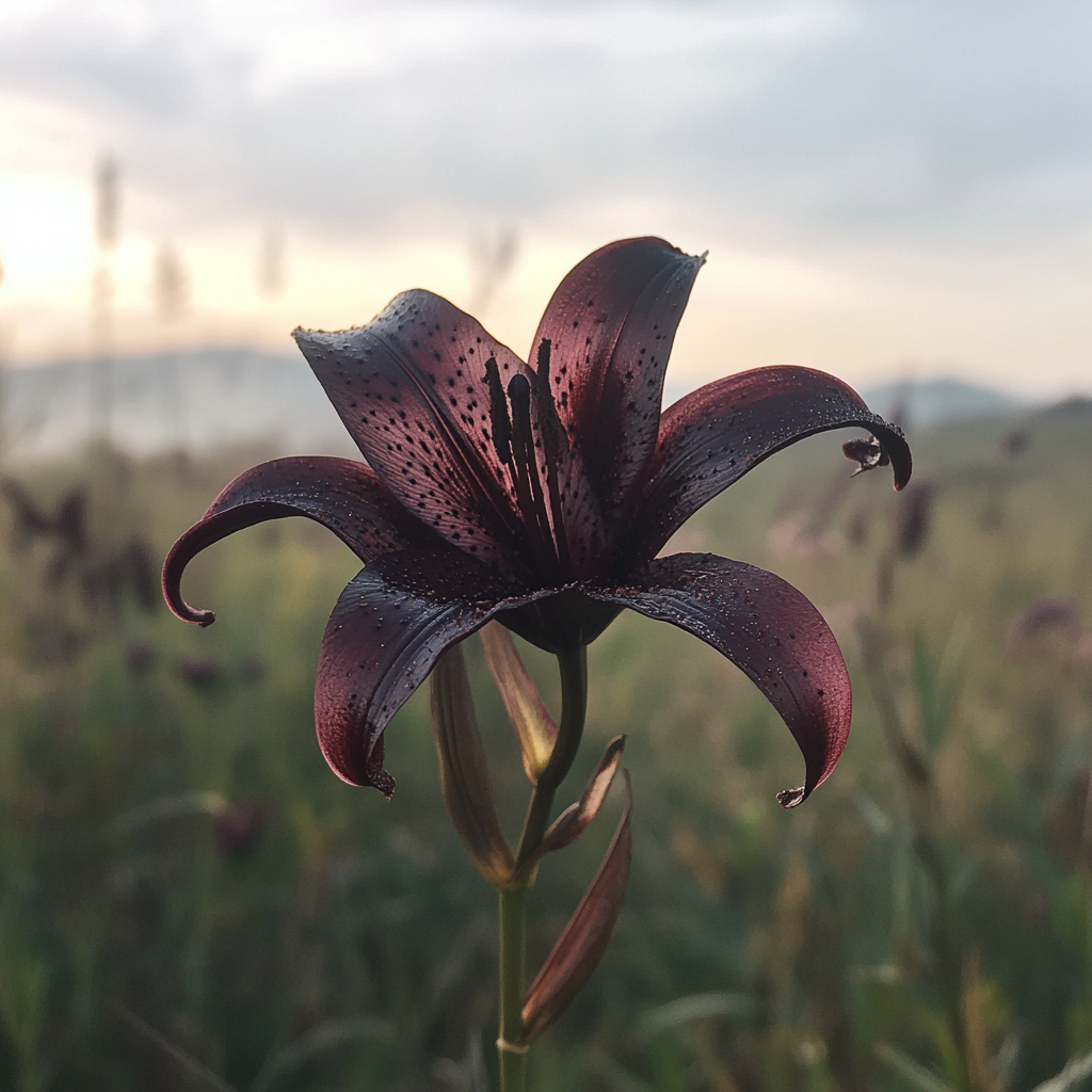 Chocolate Lily- Sun-Infused Flower Essence – Emotional renewal | Grounding