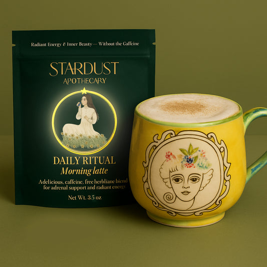Daily Ritual latte powder- 3.5 oz Caffeine-Free | Adaptogenic | Rich in Plant-Based Minerals & Antioxidants