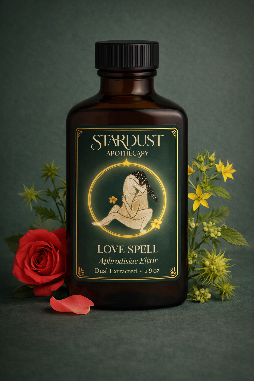 Love Spell- Aphrodisiac Elixir for Desire, Warmth & Sensual Vitality