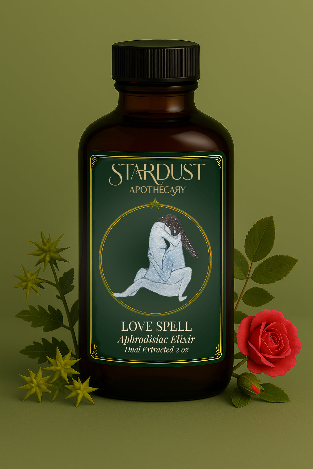 Love Spell- Aphrodisiac Elixir for Desire, Warmth & Sensual Vitality
